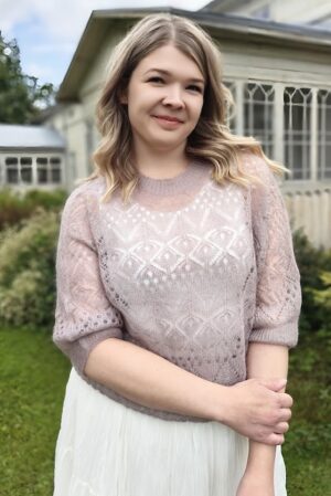 Pellavatehdas Helena mohairneule kaakaonruskea