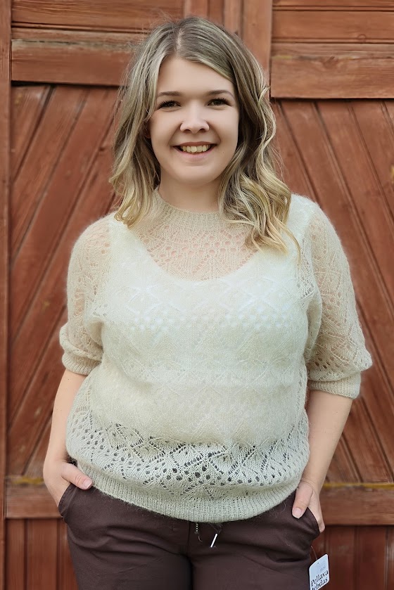 Pellavatehdas Helena mohairneule beige