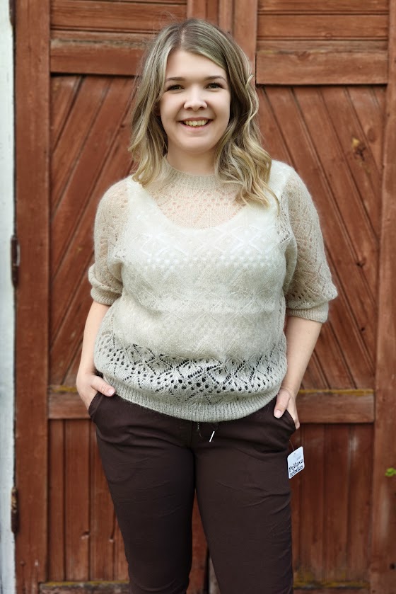 Pellavatehdas Helena mohairneule beige