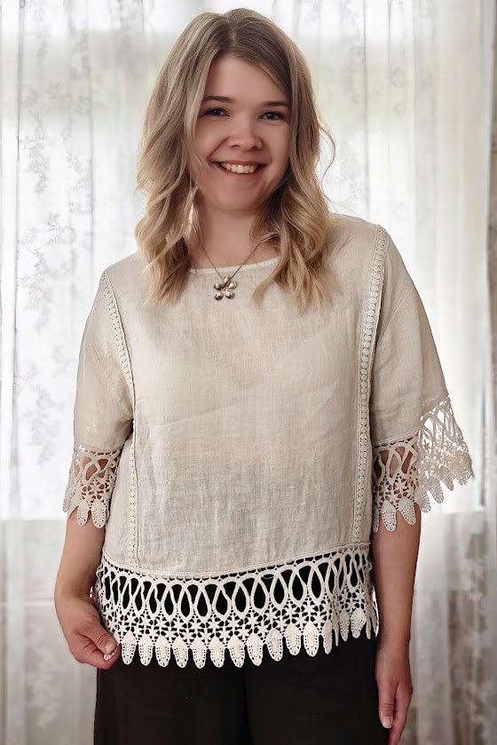 Pellavatehdas Jessamin pellavapaita beige