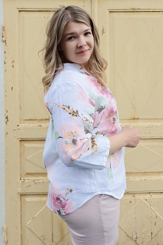 Juliet pellavapaitis, valkoinen M/L - Image 3