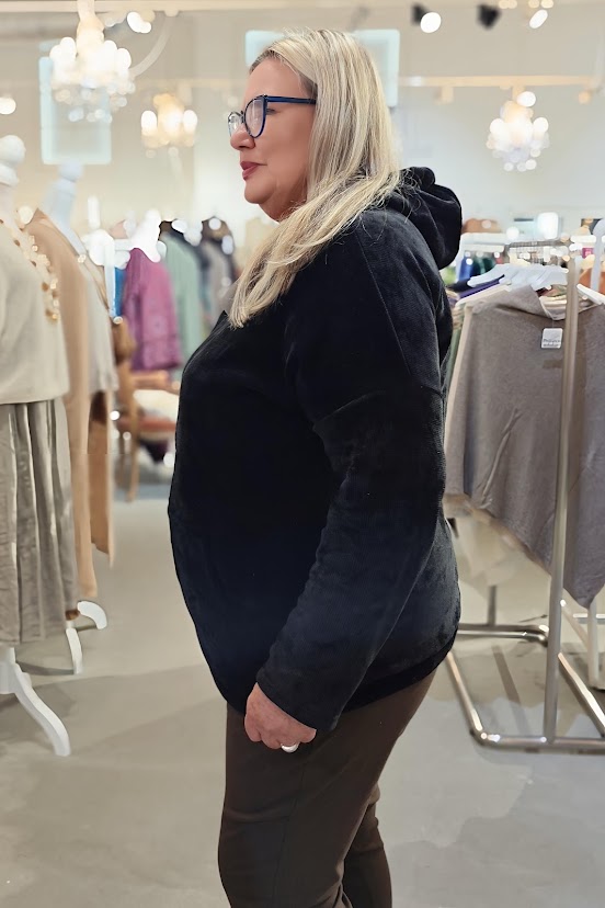 Anita chenillehuppari, musta XL/XXL - Image 3