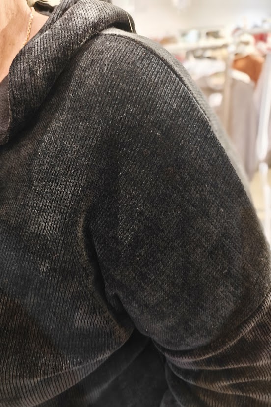 Anita chenillehuppari, musta XL/XXL - Image 4