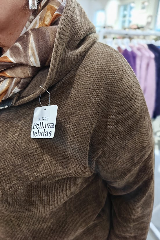 Anita chenillehuppari, pähkinänruskea XL/XXL - Image 3