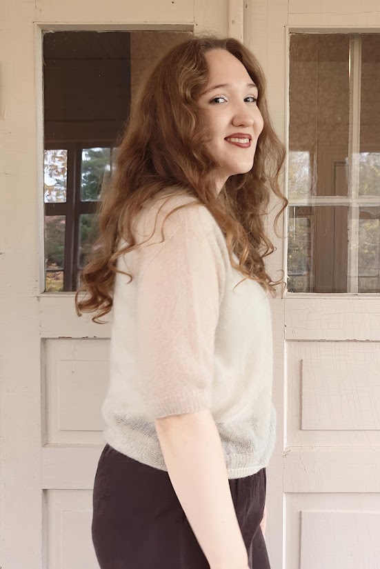 Gianna mohairneule, beige 42/50 - Image 3