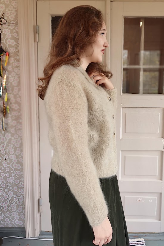 Leanne mohair-neuletakki, hiekka 42/50 - Image 3