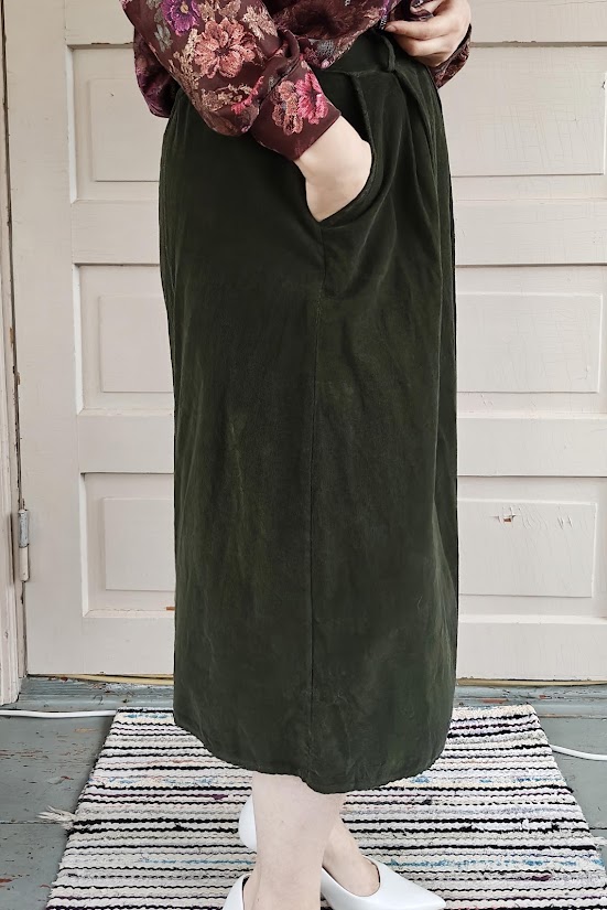 Nette samettihame, metsänvihreä 40/46 - Image 3